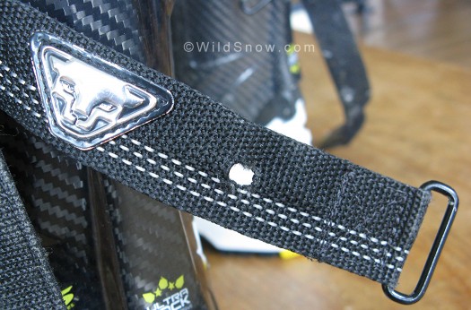 Ski mountaineering boot power strap. Ski mountaineering boot power strap.