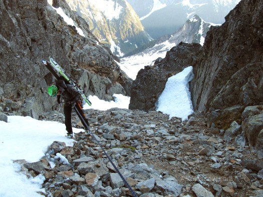 KirkScreeRap Ski mountaineering in the Picket Range of the North Cascades.