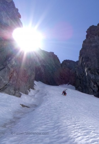 LouieThreadboot2 Ski mountaineering in the Picket Range of the North Cascades.