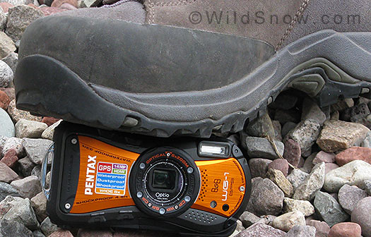 Pentax Optio WG-1 GPS camera for backcountry skiing. Pentax Optio WG-1 GPS camera for backcountry skiing.