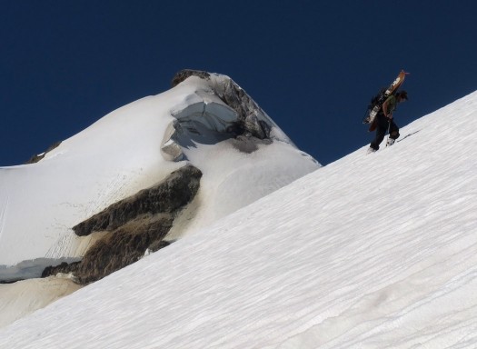 Backcountry skiing in the North Cascades