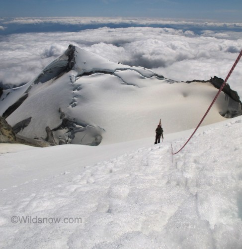 Backcountry skiing in the North Cascades