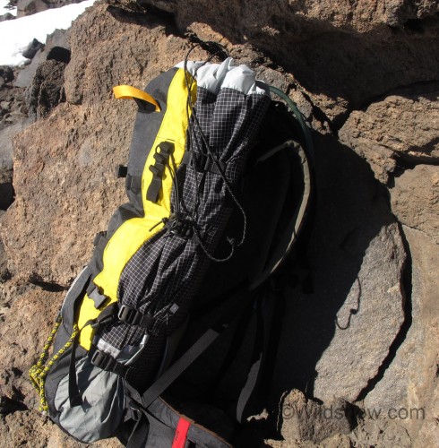 pack-compressed Equipment for backcountry skiing and ski mountaineering