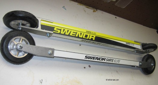 Training for backcountry skiing.