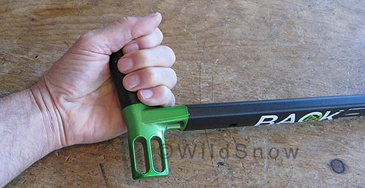 K2 backcountry skiing shovel grip K2 backcountry skiing shovel grip