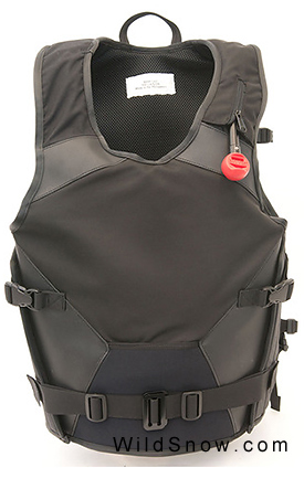 Impact by Avi Vest, as viewed from front.