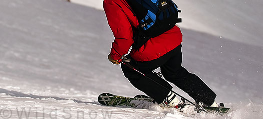 Anton riding the Nunataq in South America. Anton riding the Nunataq in South America.
