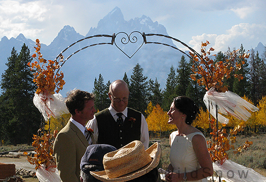 Grand Teton wedding.