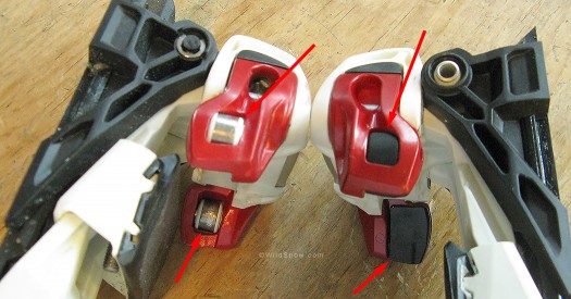 Improved toe wing rollers bushings.