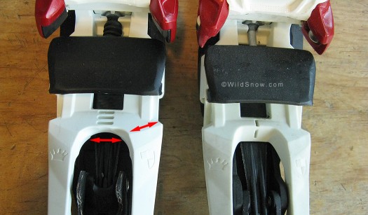 Marker backcountry skiing binding frame improved.