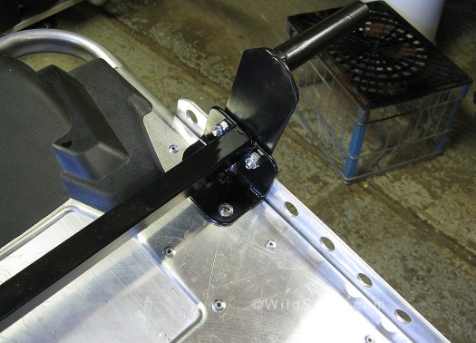 Another outrigger detail. Upper two nuts allow quick removal of upper part.