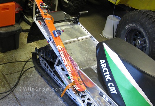Completed M8 ski and luggage rack. Completed M8 ski and luggage rack.