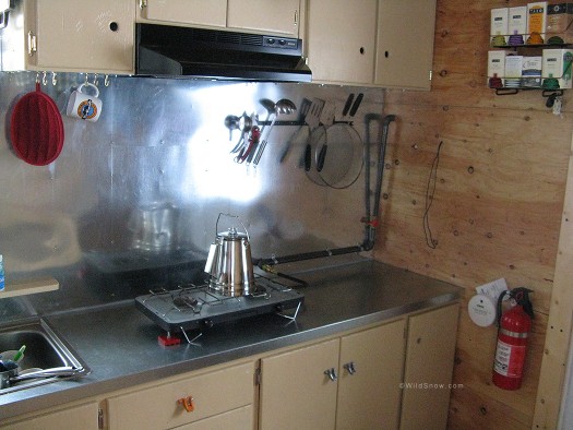 Kitchen area nearly completed. Kitchen area nearly completed.