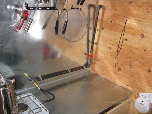 Propane hard pipe for camp trailer. Propane hard pipe for camp trailer.