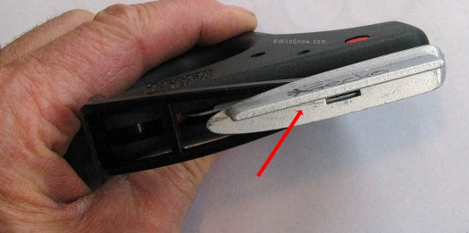 Gecko skin cutter base offsets edge for backcountry skiing. Gecko skin cutter base offsets edge for backcountry skiing.