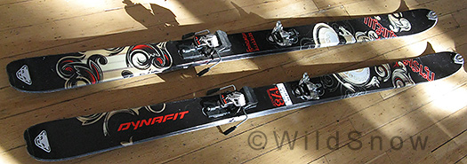 Dynafit Manaslu powder skis. Dynafit Manaslu powder skis.