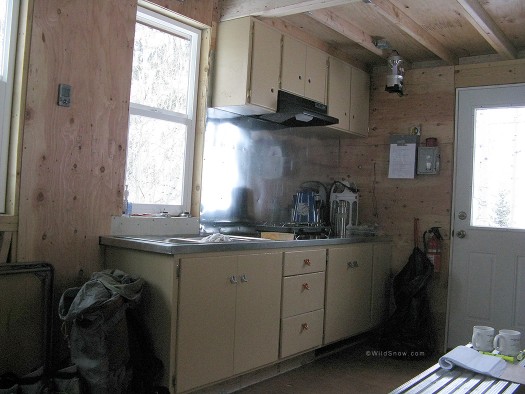 Our kitchen area, downsized from residential versions. Our kitchen area, downsized from residential versions.