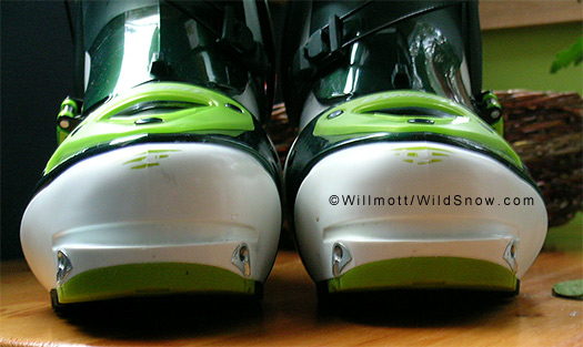 The result on backcountry skiing boots. The result on backcountry skiing boots.