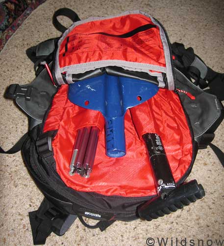 Airbag-Mammut-shovelpocket Mammut airbag RAS backpack