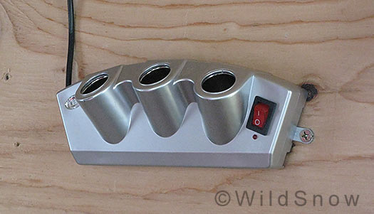 Solar PV 12v outlets for cabin. Solar PV 12v outlets for cabin.