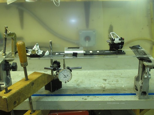 Dynafit Radical FT 12 vibration damper test rig. Dynafit Radical FT 12 vibration damper test rig.