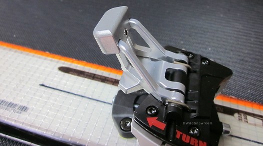 Heel lift extender for Dynafit Radical backcountry skiing bindings. Heel lift extender for Dynafit Radical backcountry skiing bindings.