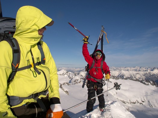 Zach and Colin stoked on getting the summit. Zach and Colin stoked on getting the summit.