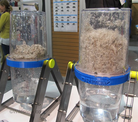 Display of Dridown at the Sierra Designs booth
