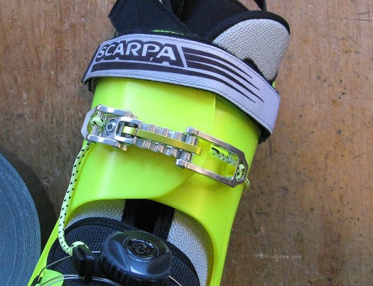 Scarpa Alien backcountry skiing boot. Scarpa Alien backcountry skiing boot.
