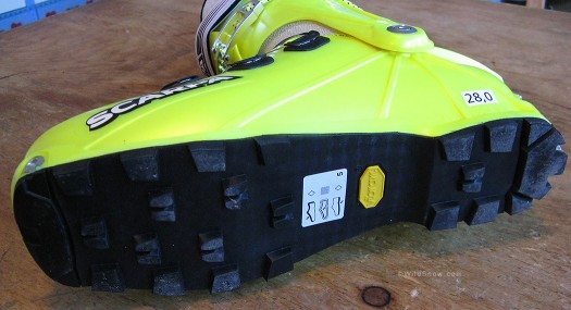Scarpa Alien backcountry skiing boot. Scarpa Alien backcountry skiing boot.