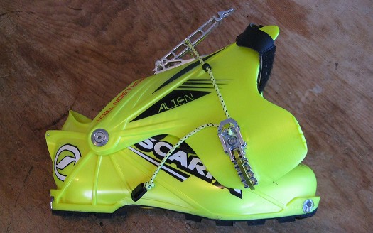 Scarpa Alien backcountry skiing boot. Scarpa Alien backcountry skiing boot.