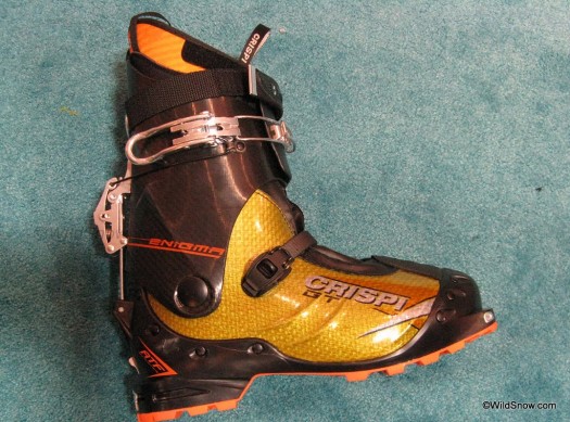 Enigma by Crispi ski mountaineering backcountry boot. Enigma by Crispi ski mountaineering backcountry boot.