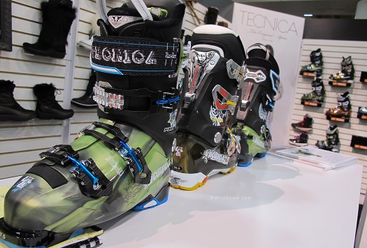 Tecnica backcountry skiing boots.