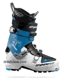 Dynafit One women's model backcountry skiing boots. Dynafit One womens model backcountry skiing boots.