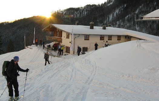 Morning at Wuhrstein Alm. Morning at Wuhrstein Alm.