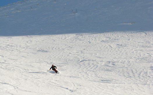 Down the Geigelstein. Down the Geigelstein.