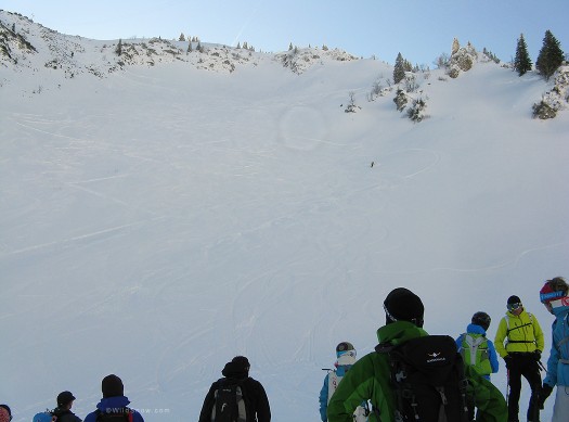 Breitenstein provided good skiing, if a bit tracked up. Breitenstein provided good skiing, if a bit tracked up.