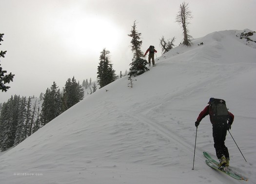 Marble, Colorado backcountry skiing. Marble, Colorado backcountry skiing.