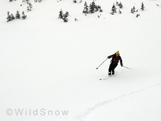 Backcountry skiing in Colorado. Backcountry skiing in Colorado.