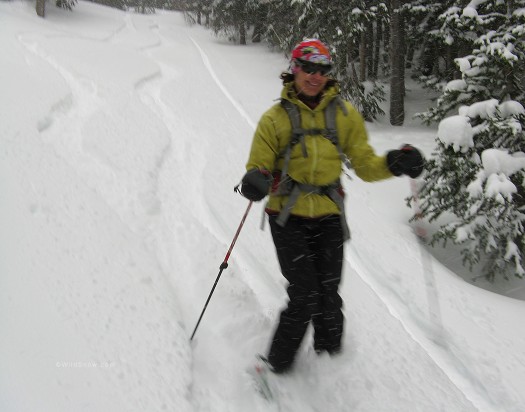 Skiing Colorado powder snow. Skiing Colorado powder snow.