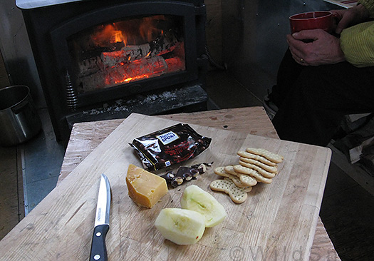 Backcountry snack. Backcountry snack.