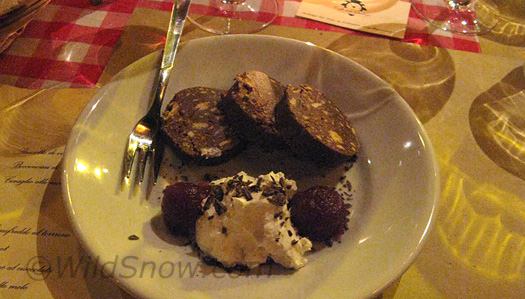 An Italian desert An Italian desert