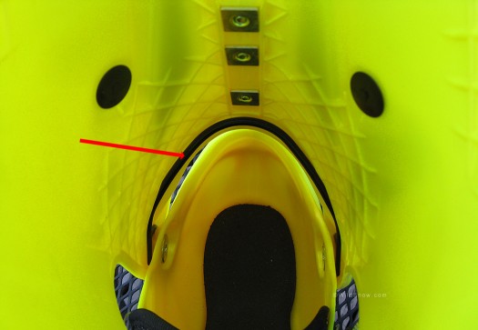 Internal stiffener is what makes this boot work. Internal stiffener is what makes this boot work.