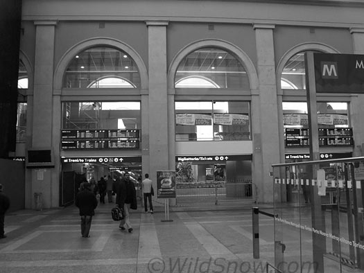 Train station. Train station.