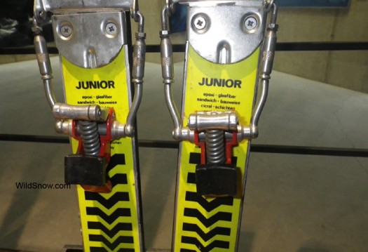 Holzer skis with earlier generation Zermatt binding that is said to have pre released and caused his death. Holzer skis with earlier generation Zermatt binding that is said to have pre released and caused his death.