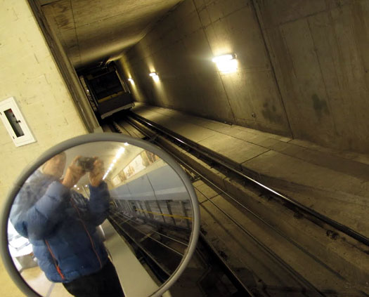 The Nordpark tunnel. The Nordpark tunnel.