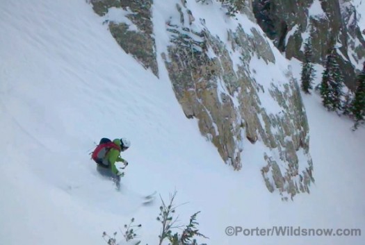 Scott W. in Tree J Bowl, Mammoth Lakes BC, January 24. Scott W. in Tree J Bowl, Mammoth Lakes BC, January 24.