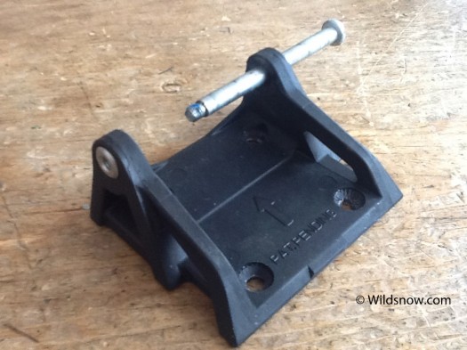 With increased use came a squeaking noise emanating from the binding. A quick dose of white lithium grease quieted the binding considerably. With increased use came a squeaking noise emanating from the binding. A quick dose of white lithium grease quieted the binding considerably.