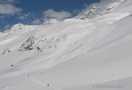 Looking back at our tracks. Classic. Looking back at our tracks. Classic.