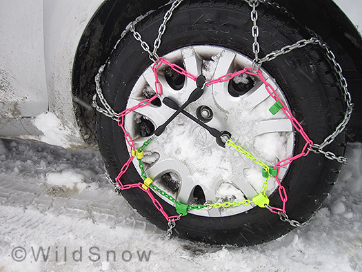Had to use this photo of the chains. Our theory is they had to be designed in Italy. We're wondering if the colors would look good on our pickup truck back in Colorado? Had to use this photo of the chains. Our theory is they had to be designed in Italy. We're wondering if the colors would look good on our pickup truck back in Colorado?